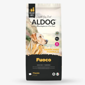 Суха храна с прасе за зрели кучета Aldog Fuoco – 10 кг